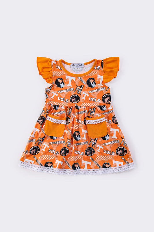 Tennessee print girl dress